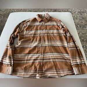 Men’s Hurley flannel striped size xl